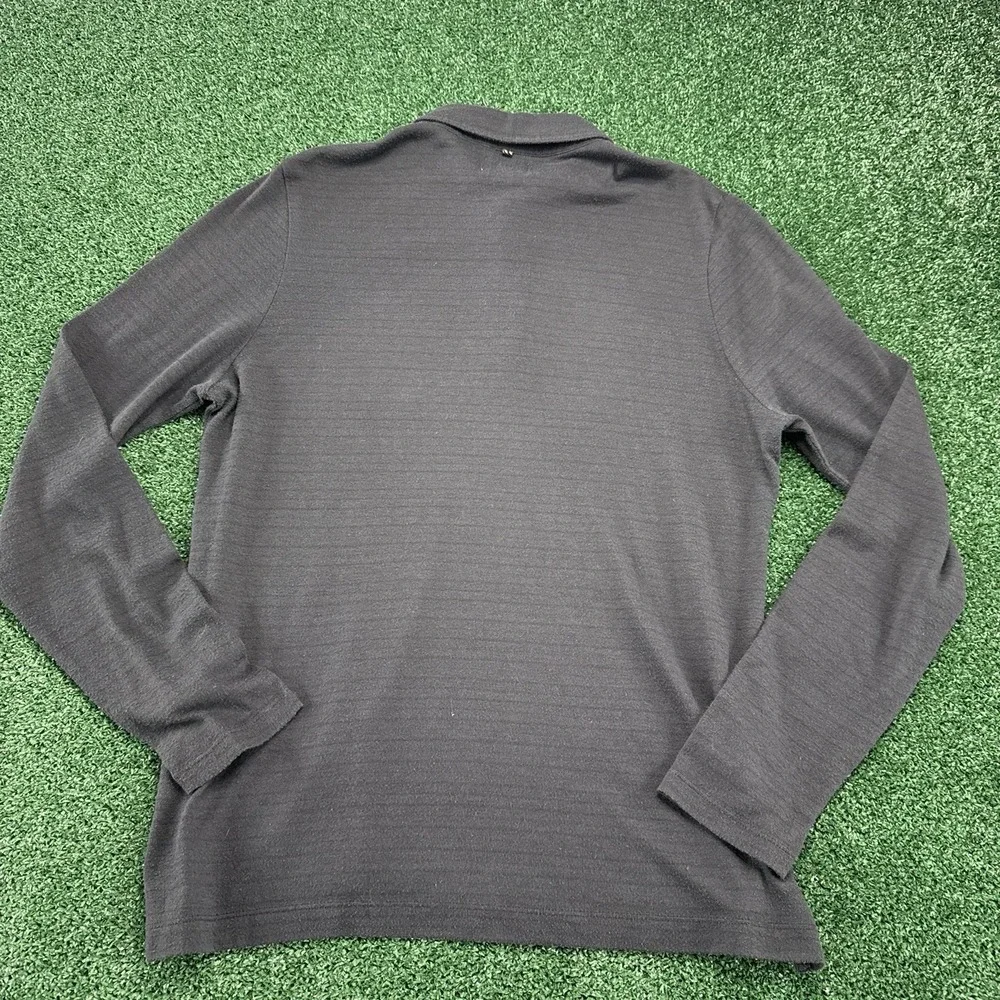 Billy Reid Polo Men's Long Sleeve Shirt Size Large Blue Stretch